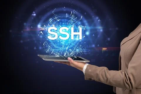 Close-up of a touchscreen with abbreviation. Stock Photos