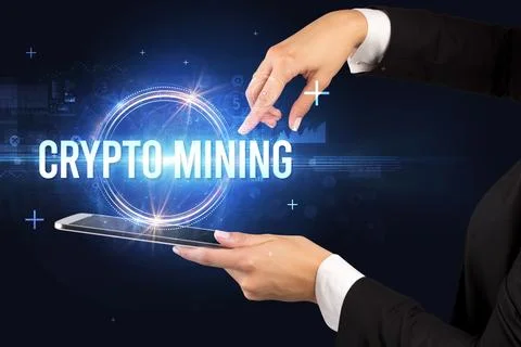 Close-up of a touchscreen, new tech concept Foto stock