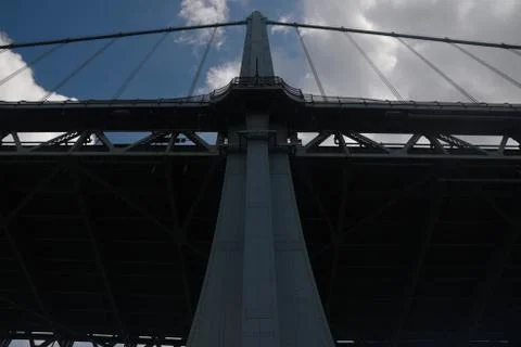 Close up of Tower on bridge Stock Photos