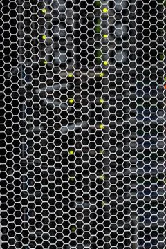  Close-up of towers in server room slective focus of server room ,model re... Stock Photos