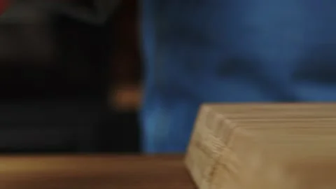 Close up tracking video of throwing mushrooms Stock-Footage 131589335
