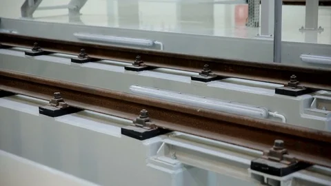 Close up of tracks.blur. FULL HD Video stock 82650325