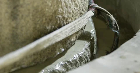 Close-Up Traditional animal-powered mill in rustic village interior Stock Footage 336973265