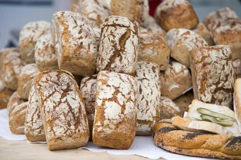 Close-up of traditional bread Foto stock