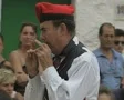 Close up of traditional dancer playing instrument SD Footage