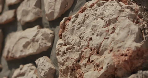 Close-Up of Traditional Stone Masonry in Primosten Stock-Footage 336928501