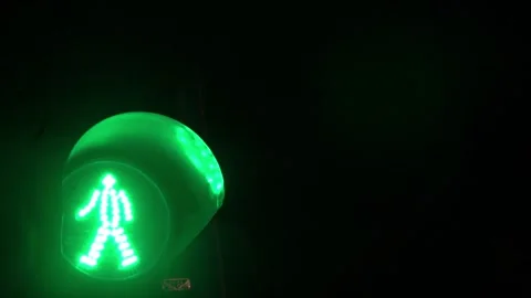 Close-up of traffic lights above a road junction in New York, illustrating .. Stock Footage 256738409