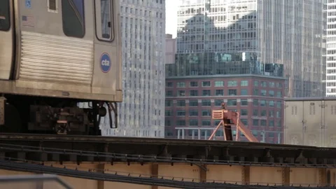Close up of train entering Stock Footage 91780393