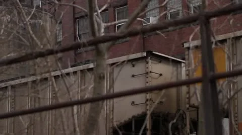 Close Up of Train Passing By Video stock 22243159