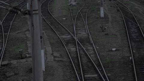 Close to the train station Stock Footage 137764747