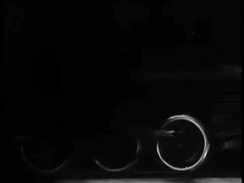 Close-up of train wheels moving in accelerated time Stock Footage 260256628