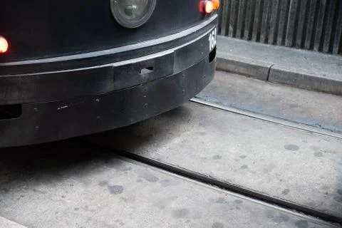 Close up of the tram Foto stock