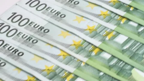 Close-up of the transfer of one hundred us dollar banknotes 스톡 동영상 221431188
