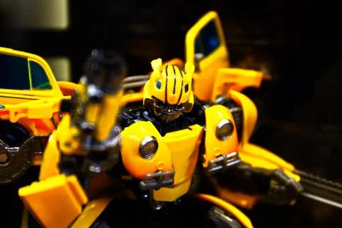 Close up of Transformers BumbleBee figure Photos