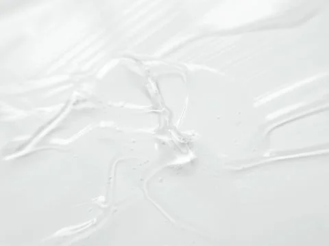 Close-up of Transparent Gel Texture Fotos de archivo