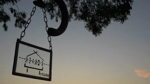 Close up transparent plate with sunset background Video stock 141120528