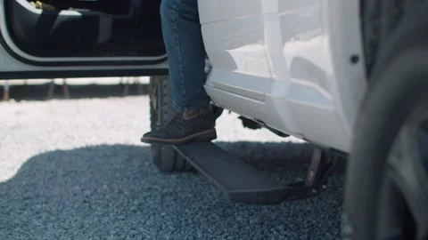 A close up of a truck Stock Footage 155540043