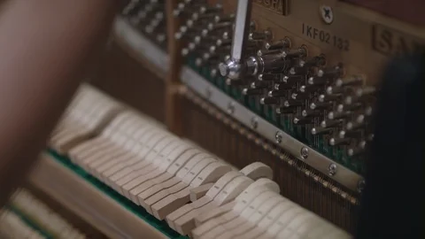 Close Up of Tuning Lever 스톡 동영상 90458518