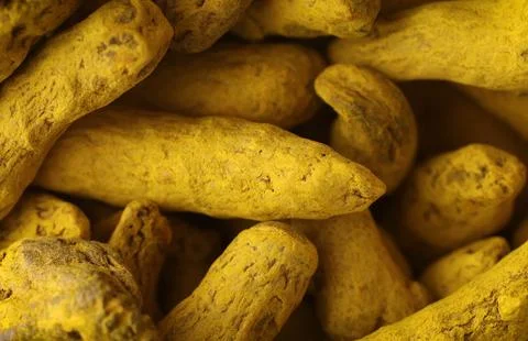 Close up of turmeric Stock Photos