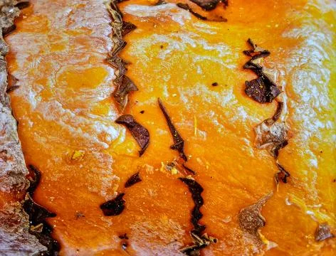 Close up turmeric root surface showing natural spice texture and organic pl.. Stock Photos