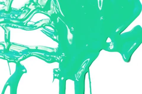 Close up of turquoise paint Stock Photos