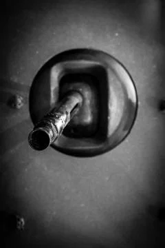 A Close Up Of The Turret Of A Tank Stock Photos