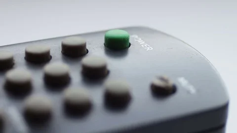 Close up Of TV Remote Stock Footage