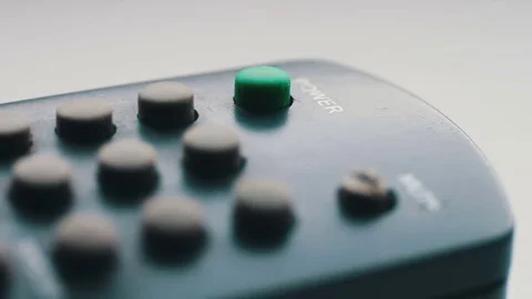 Close up Of TV Remote Stock Footage 73374389