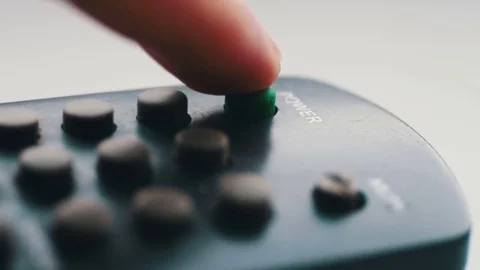 Close up Of TV Remote Stock Footage 73374613