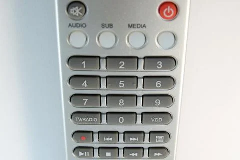 Close up tv remote Stock Photos