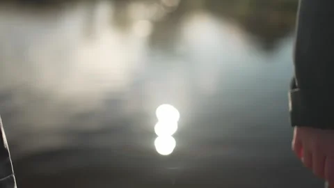 Close-up of two hands holding each other. Concept of friendship. Stock Footage 294041752