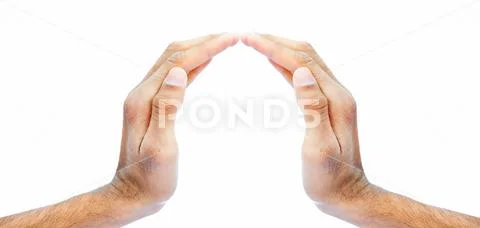 Close up of two hands imagery trying to help the one in need. Stock Photos