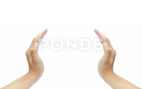 Close up of two hands imagery trying to help the one in need. Stock Photos