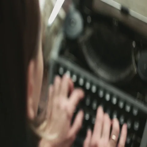 Close up of typing person Stock Footage 69545346