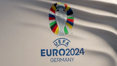 Close up UEFA Euro 2024 European Footbal... | Stock Video | Pond5