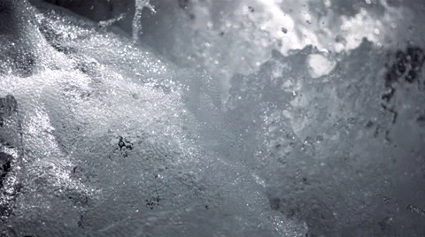 Close-up ultra-slow motion whitewater Stock Footage 59527842