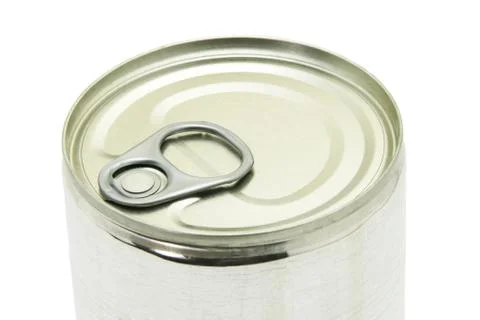 Close up of unopened tin can Stock Photos