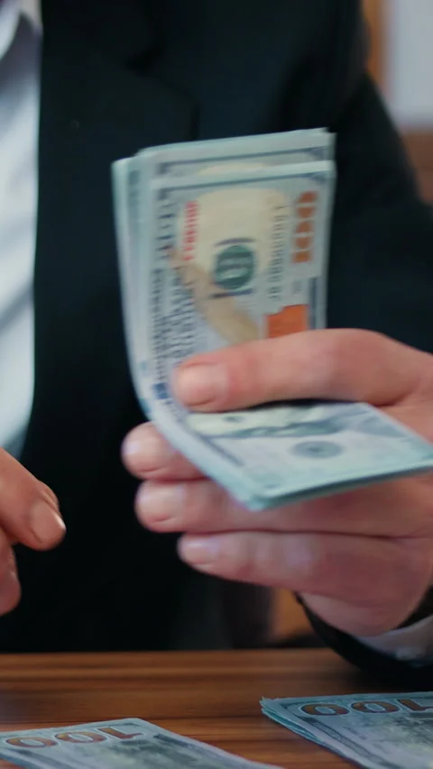 Close up of unrecognizable rich motivated bearded office manager in formal wear  Stock Footage 327987840