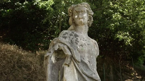 Close uo of a classic statue. Stock Footage 109817854
