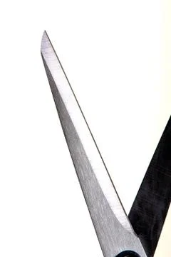 Close uo of scissors on white background Stock Photos