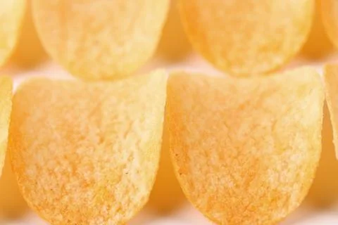 Close-uppotato chips Stock Photos