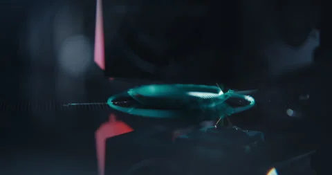 Close ups of a 3D printer moving and printing an object Stock Footage 301831803
