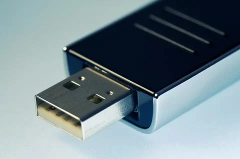 Close-up of USB flash drive Foto stock