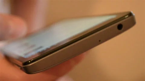 Close-Up Using A Smart-Phone Stock Footage 47756606