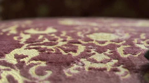 Close Up of vacuum cleaner nozzle while vacuuming - vacuum cleaning upholstery Vidéo 22388432