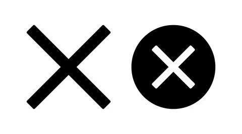 Close vector icon. Delete icon. remove, cancel, exit symbol. Stock Illustration