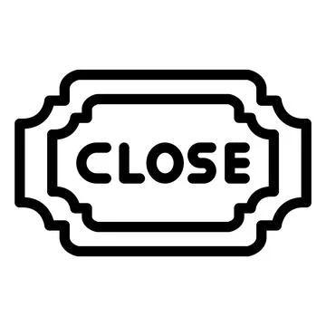 Close Vector Icon Design Illustration Stock Illustration