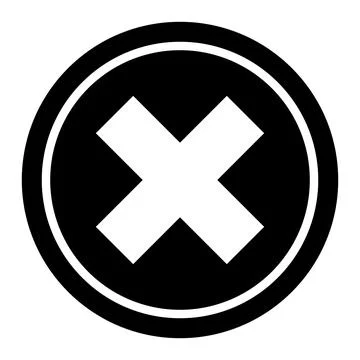 Close Vector Icon Design Illustration Stock Illustration