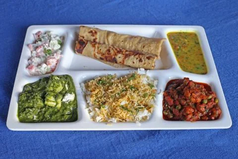 Close up of vegetable meal plate Stock Photos