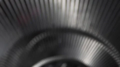 Close-up of a ventilator spinning in a house Video stock 247962502